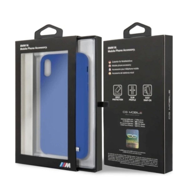 BMW Silikoninis M Collection iPhone X / Xs Dėklas - Mėlynas 3