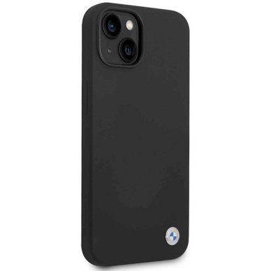 Originalus BMW dėklas Silicone Metal LogoiPhone 15 / 14 / 13 - juodas 3 Originalus BMW dėklas Silicone Metal LogoiPhone 15 / 14 / 13 - juodas 3