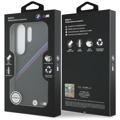 Samsung Galaxy S26 Ultra BMW Tricolor Metal Logo MagSafe dėklas – juodas 7