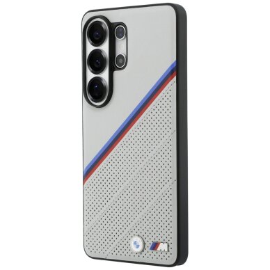 Samsung Galaxy S26 Ultra BMW Tricolor Metal Logo MagSafe dėklas – pilkas 1