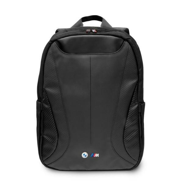 Kuprinė BMW Leather Tricolor Backpack BMBP15SPCTFK Juoda Kuprinė BMW Leather Tricolor Backpack BMBP15SPCTFK Juoda