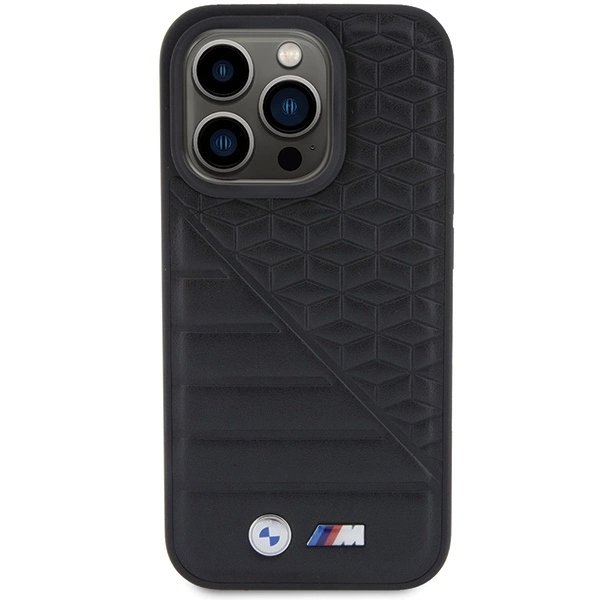 BMW Bi Pattern iPhone 15 Pro Dėklas - Juodas 2