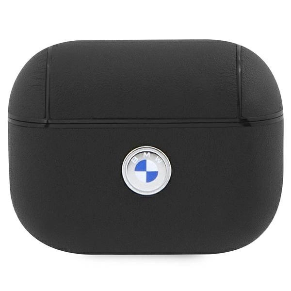 BMW BMAP2SSLBK AirPods Pro 2 (2022/2023) cover Juodas/Juodas Geniune Odinis Sidabrinis Logo BMW BMAP2SSLBK AirPods Pro 2 (2022/2023) cover Juodas/Juodas Geniune Odinis Sidabrinis Logo