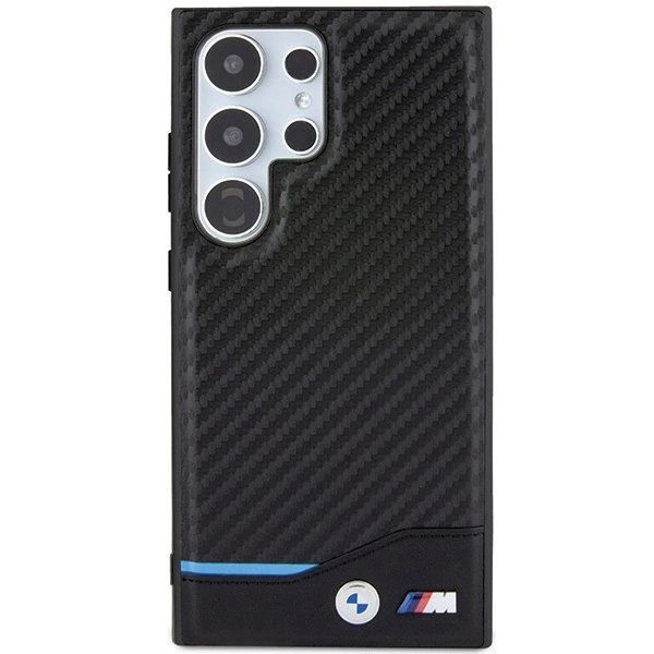 Galaxy S24 Ultra BMW BMHCS24L22NBCK dėklas – juodas, odinis, Carbon 2 Galaxy S24 Ultra BMW BMHCS24L22NBCK dėklas – juodas, odinis, Carbon 2