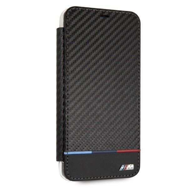 BMW Carbon Tricolor Stripe iPhone XS Max Dėklas - Juodas 3 BMW Carbon Tricolor Stripe iPhone XS Max Dėklas - Juodas 3