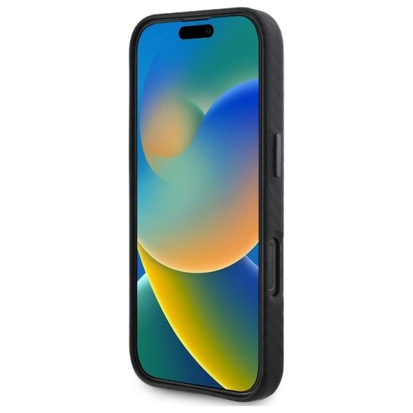 Orginalus BMW Dėklas Carbon Wrapped Metal iPhone 16 Pro Max - Juodas 4 Orginalus BMW Dėklas Carbon Wrapped Metal iPhone 16 Pro Max - Juodas 4
