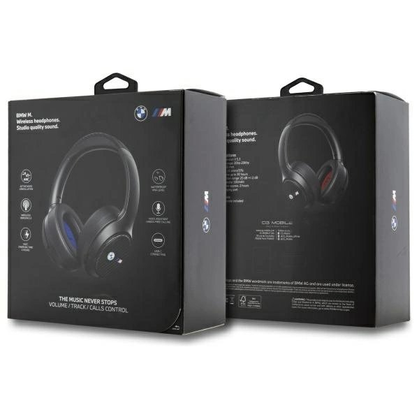 BMW Encmetaloooo ANC Over-Ear Bluetooth ausinės – juodas 4 BMW Encmetaloooo ANC Over-Ear Bluetooth ausinės – juodas 4