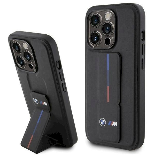 BMW Grip Hot Stamp Dėklas skirtas iPhone 15 Pro - Juodas BMW Grip Hot Stamp Dėklas skirtas iPhone 15 Pro - Juodas
