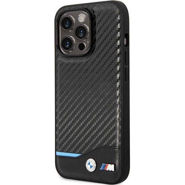 iPhone 13 Pro Max BMW odinis Carbon dėklas – juodas 1