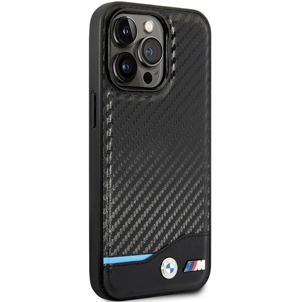 iPhone 13 Pro Max BMW odinis Carbon dėklas – juodas 3