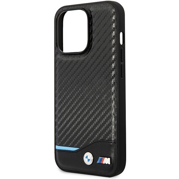 iPhone 13 Pro Max BMW odinis Carbon dėklas – juodas 5