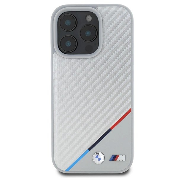 iPhone 16 Pro Max – BMW M Carbon Tricolor Line MagSafe dėklas - Pilkas 2 iPhone 16 Pro Max – BMW M Carbon Tricolor Line MagSafe dėklas - Pilkas 2