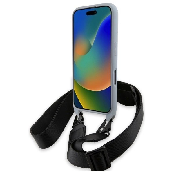 Orginalus BMW Dėklas M Edition Carbon Stripe Strap iPhone 16 Pro Max - Pilkas 3 Orginalus BMW Dėklas M Edition Carbon Stripe Strap iPhone 16 Pro Max - Pilkas 3