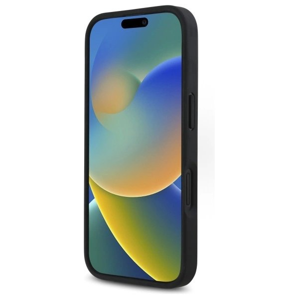 iPhone 16 – BMW M Perforated Tricolor Detail Line dėklas - Juodas 4