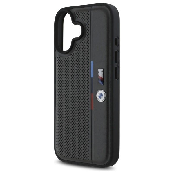 iPhone 16 – BMW M Perforated Tricolor Detail Line dėklas - Tamsiai pilkas 5 iPhone 16 – BMW M Perforated Tricolor Detail Line dėklas - Tamsiai pilkas 5