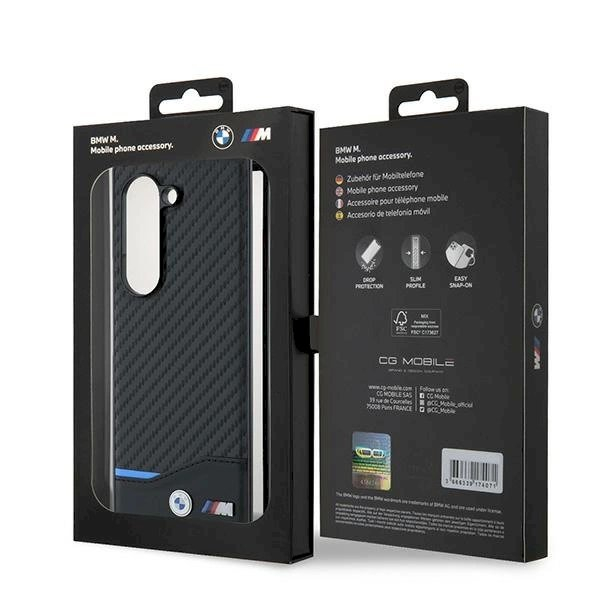 BMW Magsafe Carbon Dėklas Samsung Galaxy Z Fold 6 - Juodas 6 BMW Magsafe Carbon Dėklas Samsung Galaxy Z Fold 6 - Juodas 6