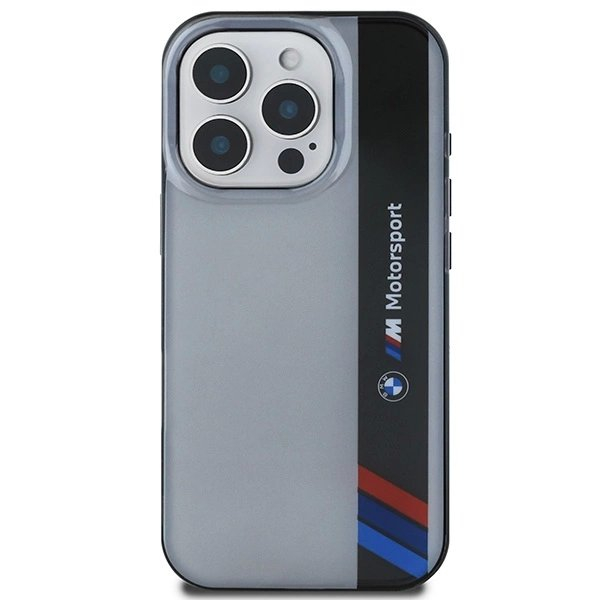 iPhone 16 Pro Max – BMW Motosport IML Vertical Stripe dėklas - Pilkas 2 iPhone 16 Pro Max – BMW Motosport IML Vertical Stripe dėklas - Pilkas 2