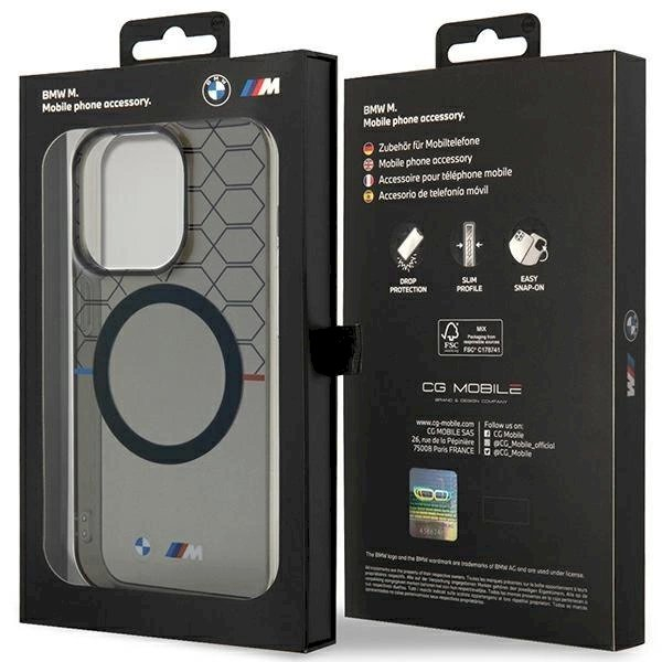 Originalus BMW dėklas Pattern MagSafeiPhone 13 Pro / 13 - pilkas 7 Originalus BMW dėklas Pattern MagSafeiPhone 13 Pro / 13 - pilkas 7