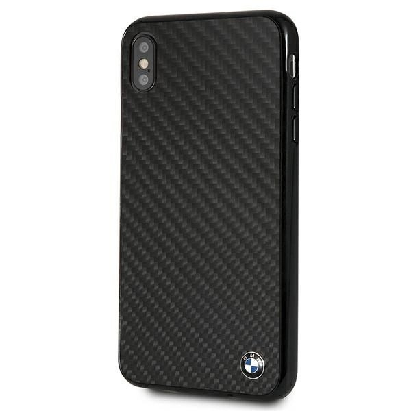 BMW Siganture Carbon Dėklas skirtas iPhone Xs Max - Juodas 1 BMW Siganture Carbon Dėklas skirtas iPhone Xs Max - Juodas 1