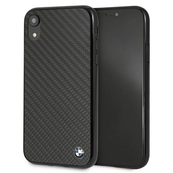 BMW Siganture Carbon iPhone Xr Dėklas - Juodas BMW Siganture Carbon iPhone Xr Dėklas - Juodas