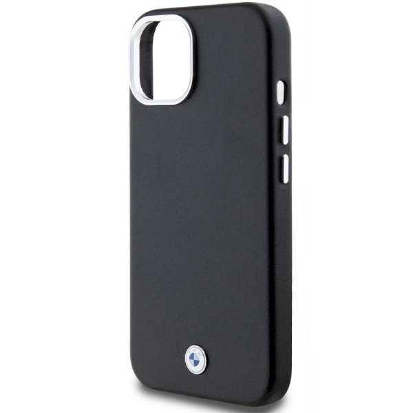 Originalus BMW dėklas Signature Wrapped Metal MagSafeiPhone 15/14/13 - juodas 5 Originalus BMW dėklas Signature Wrapped Metal MagSafeiPhone 15/14/13 - juodas 5