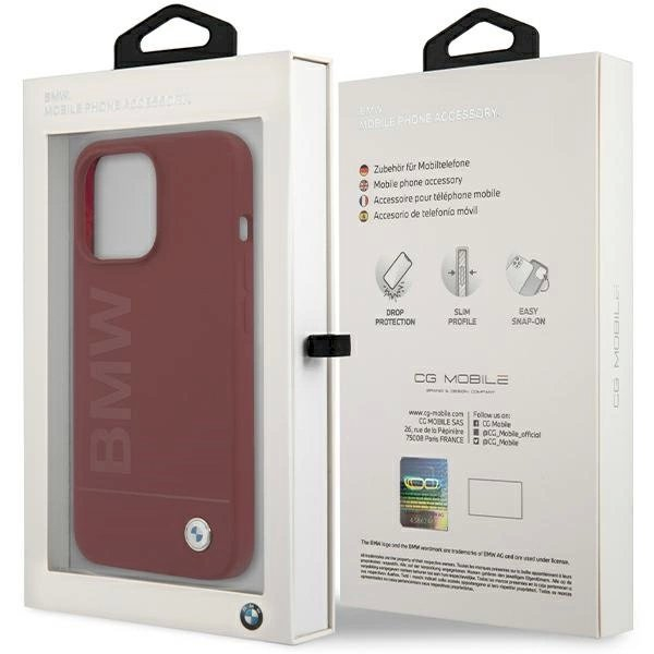 Originalus BMW dėklas Silicone Big Logo MagSafeiPhone 15 Pro raudonas 6 Originalus BMW dėklas Silicone Big Logo MagSafeiPhone 15 Pro raudonas 6