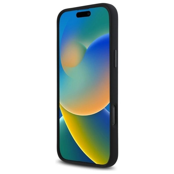 Orginalus BMW Dėklas Silicone Hexagon Red Line MagSafe  iPhone 16 Pro Max - Juodas 4 Orginalus BMW Dėklas Silicone Hexagon Red Line MagSafe  iPhone 16 Pro Max - Juodas 4