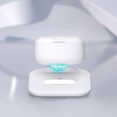 Įkrovimo stotelė BoboVR BD2 skirta BoboVR B2 išorinėms baterijoms + B2 baterija – balta 3