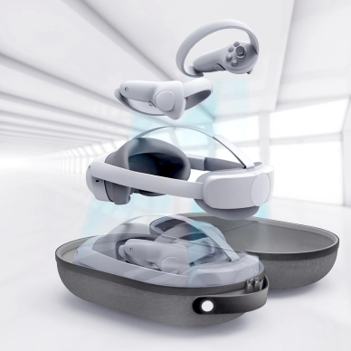 Meta Quest 2 BoboVR C2 dėklas VR akiniams – pilkas 6