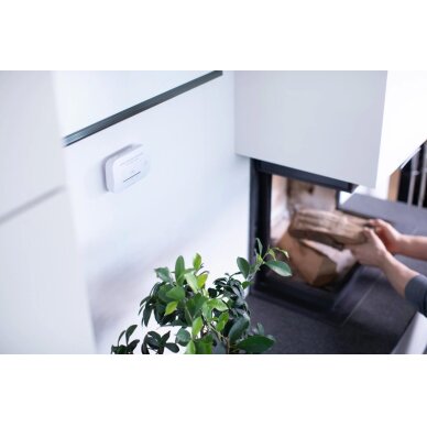 Anglies monoksido ir dujų jutiklis Brennenstuhl CM A 3030 su aliarmo signalu ir LED ekranu – baltas 7