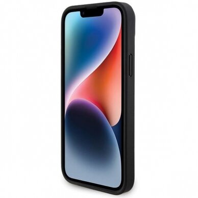 Dėklas BWM Leather Carbon iPhone 15 Plus - Juodas 4 Dėklas BWM Leather Carbon iPhone 15 Plus - Juodas 4