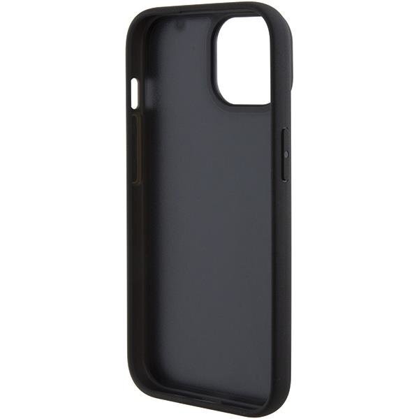 Dėklas BWM Leather Hot Stamp  iPhone 15 - Juodas 6 Dėklas BWM Leather Hot Stamp  iPhone 15 - Juodas 6