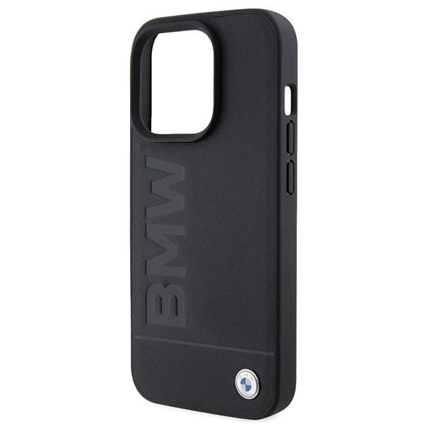 Dėklas BWM Leather Hot Stamp iPhone 15 Pro Max - Juodas 5 Dėklas BWM Leather Hot Stamp iPhone 15 Pro Max - Juodas 5