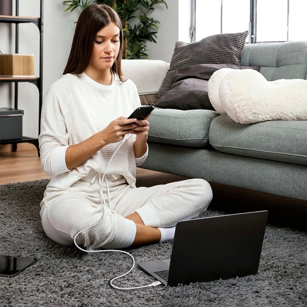 Krovimo kabelis Tech-Protect Ultraboost Lite USB-C PD 60 W / 3 A 2 m – pilkas 5 Krovimo kabelis Tech-Protect Ultraboost Lite USB-C PD 60 W / 3 A 2 m – pilkas 5