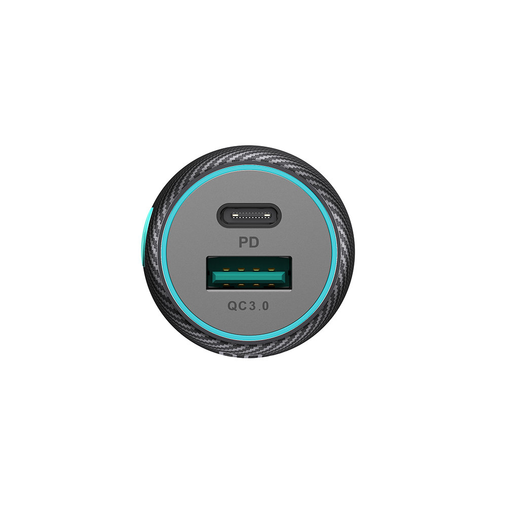 Car charger 60W USB-C USB-A Joyroom JR-CCN01 | Juodas 11 Car charger 60W USB-C USB-A Joyroom JR-CCN01 | Juodas 11