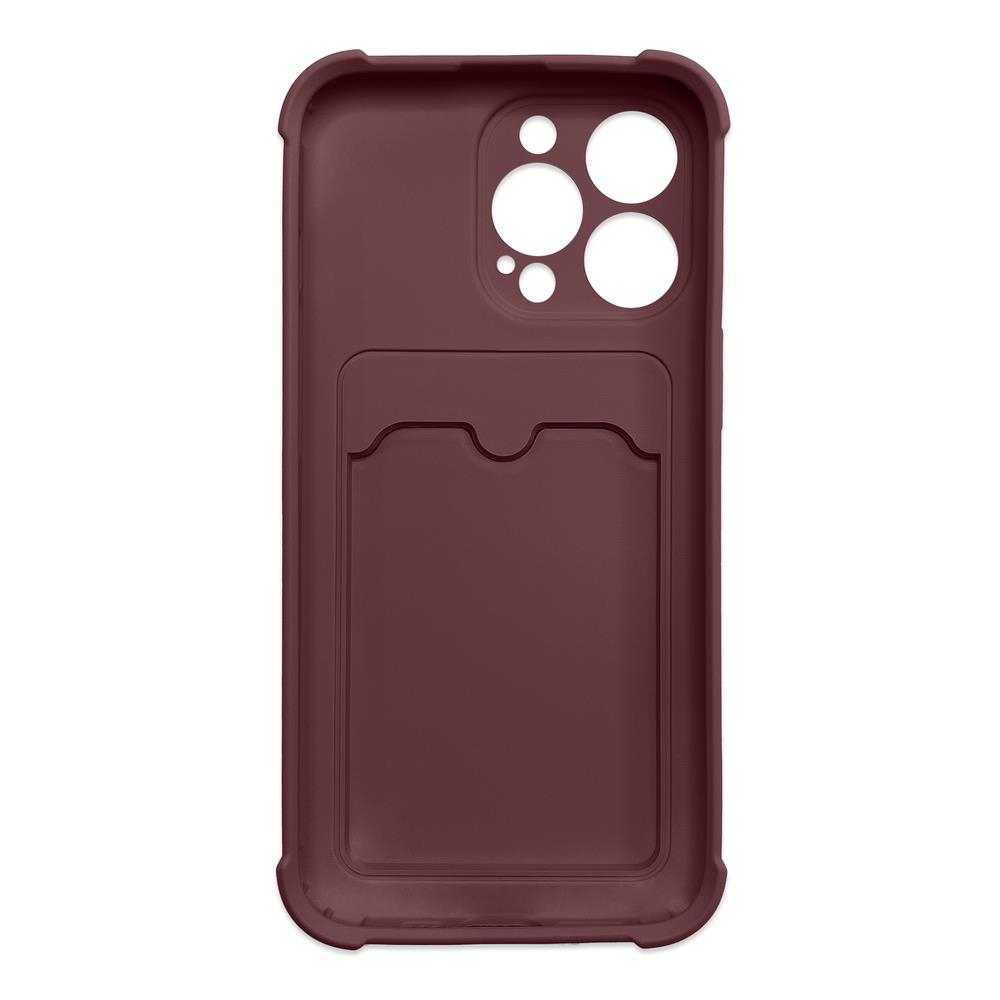 Dėklas Card Armor Case iPhone 13 mini Bordo 1 Dėklas Card Armor Case iPhone 13 mini Bordo 1