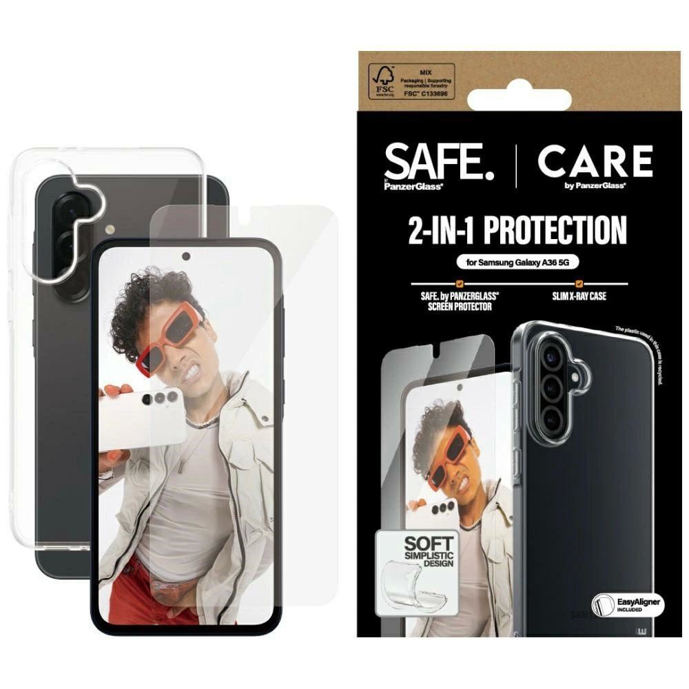 CARE by PanzerGlass Fashion 2in1 Dėklas + Glass skirtas Samsung Galaxy A36 5G CARE by PanzerGlass Fashion 2in1 Dėklas + Glass skirtas Samsung Galaxy A36 5G