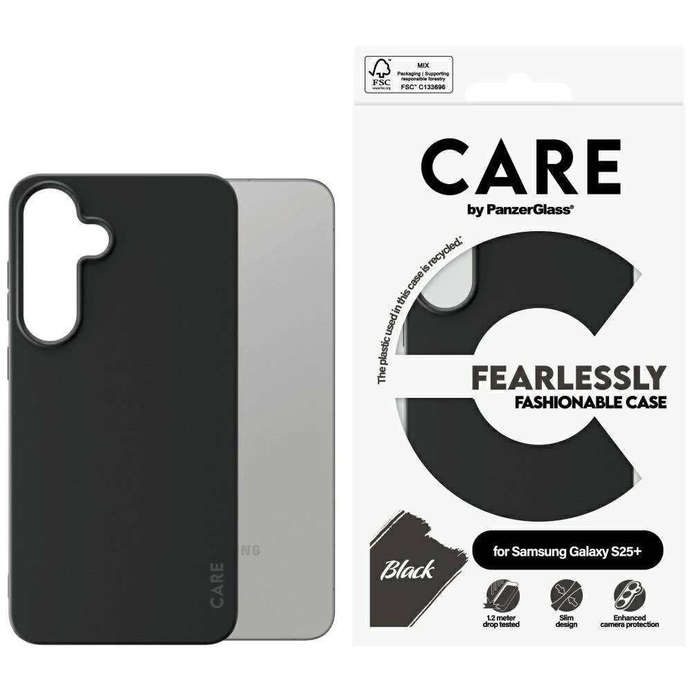 CARE by PanzerGlass Fashion Dėklas skirtas Samsung Galaxy S25+ - Juodas