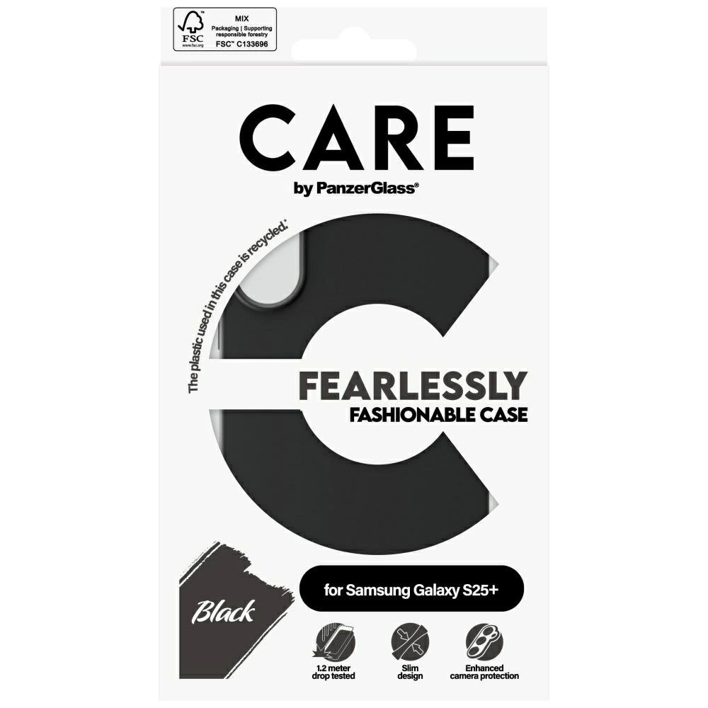 CARE by PanzerGlass Fashion Dėklas skirtas Samsung Galaxy S25+ - Juodas 3