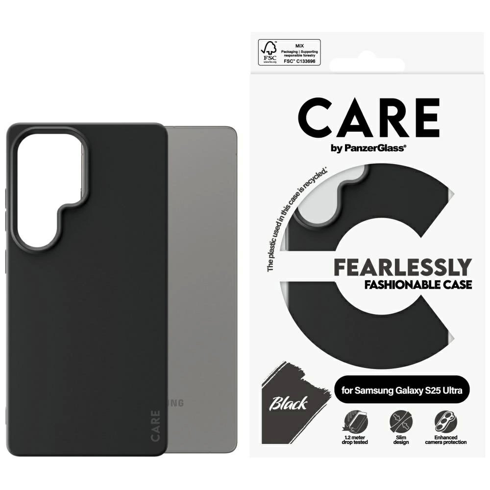 CARE by PanzerGlass Fashion Dėklas skirtas Samsung Galaxy S25 Ultra - Juodas