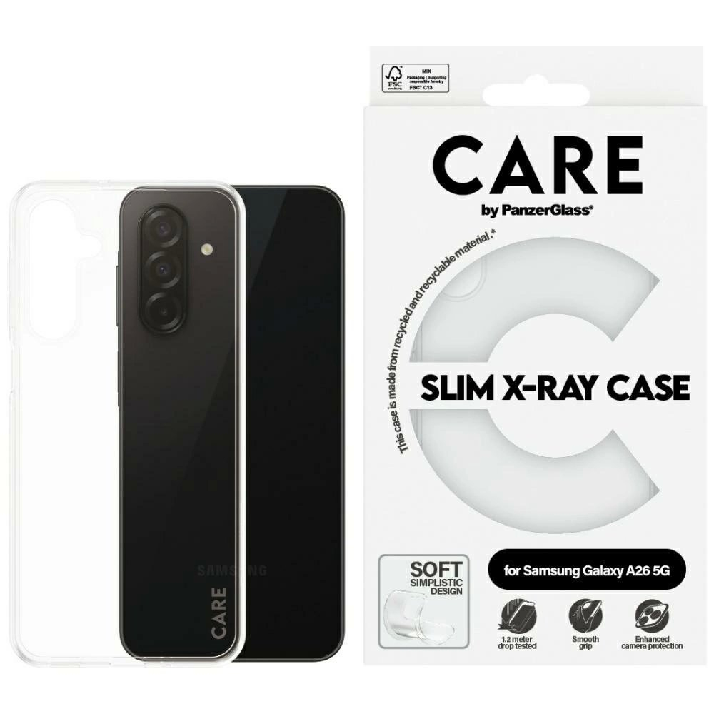 CARE by PanzerGlass Fashion X-Ray Dėklas skirtas Samsung Galaxy A26 5G - Permatomas