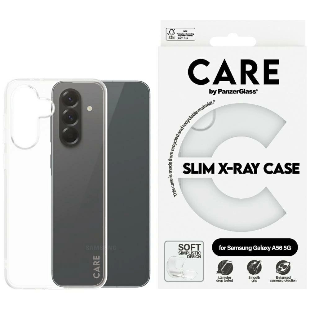 CARE by PanzerGlass Fashion X-Ray dėklas skirtas Samsung Galaxy A56 5G - permatomas