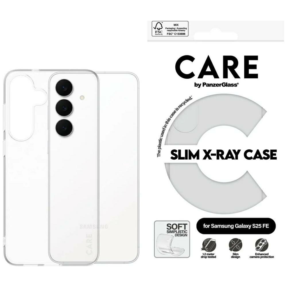 Samsung Galaxy S25 FE CARE by PanzerGlass Fashion X-Ray dėklas – skaidrus