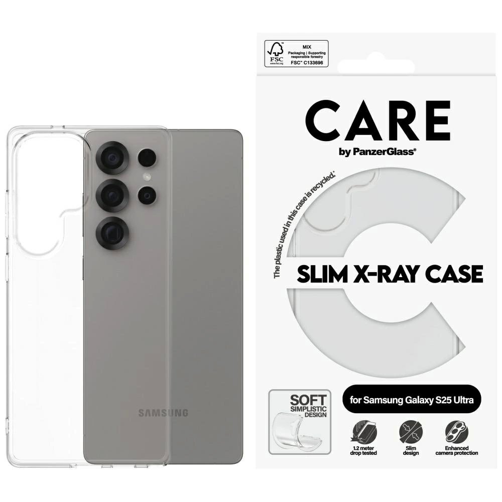 CARE by PanzerGlass Fashion X-Ray Dėklas Samsung Galaxy S25 Ultra - Permatomas CARE by PanzerGlass Fashion X-Ray Dėklas Samsung Galaxy S25 Ultra - Permatomas
