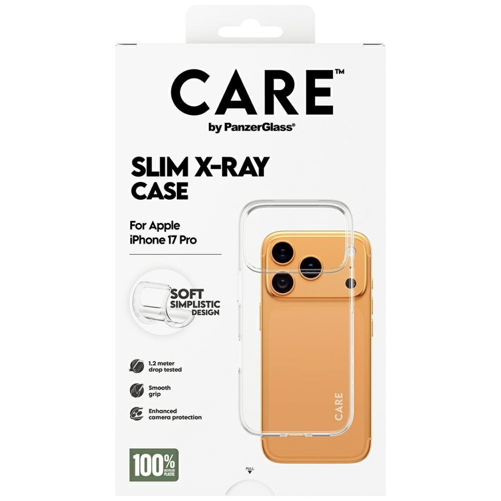 iPhone 17 Pro dėklas CARE by PanzerGlass Fashionable X-Ray Soft Basic – permatomas 4 iPhone 17 Pro dėklas CARE by PanzerGlass Fashionable X-Ray Soft Basic – permatomas 4