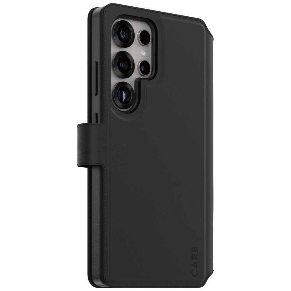 Samsung Galaxy S25 Ultra CARE by PanzerGlass Feature Tango 2in1 piniginės tipo dėklas – juodas 1