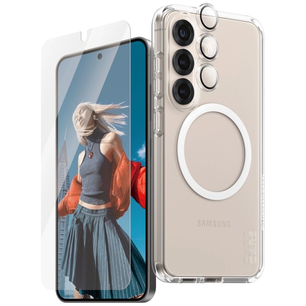 CARE by PanzerGlass Flagship 3in1 Dėklas + Stiklas + Kameros apsauga Samsung Galaxy S25 1 CARE by PanzerGlass Flagship 3in1 Dėklas + Stiklas + Kameros apsauga Samsung Galaxy S25 1