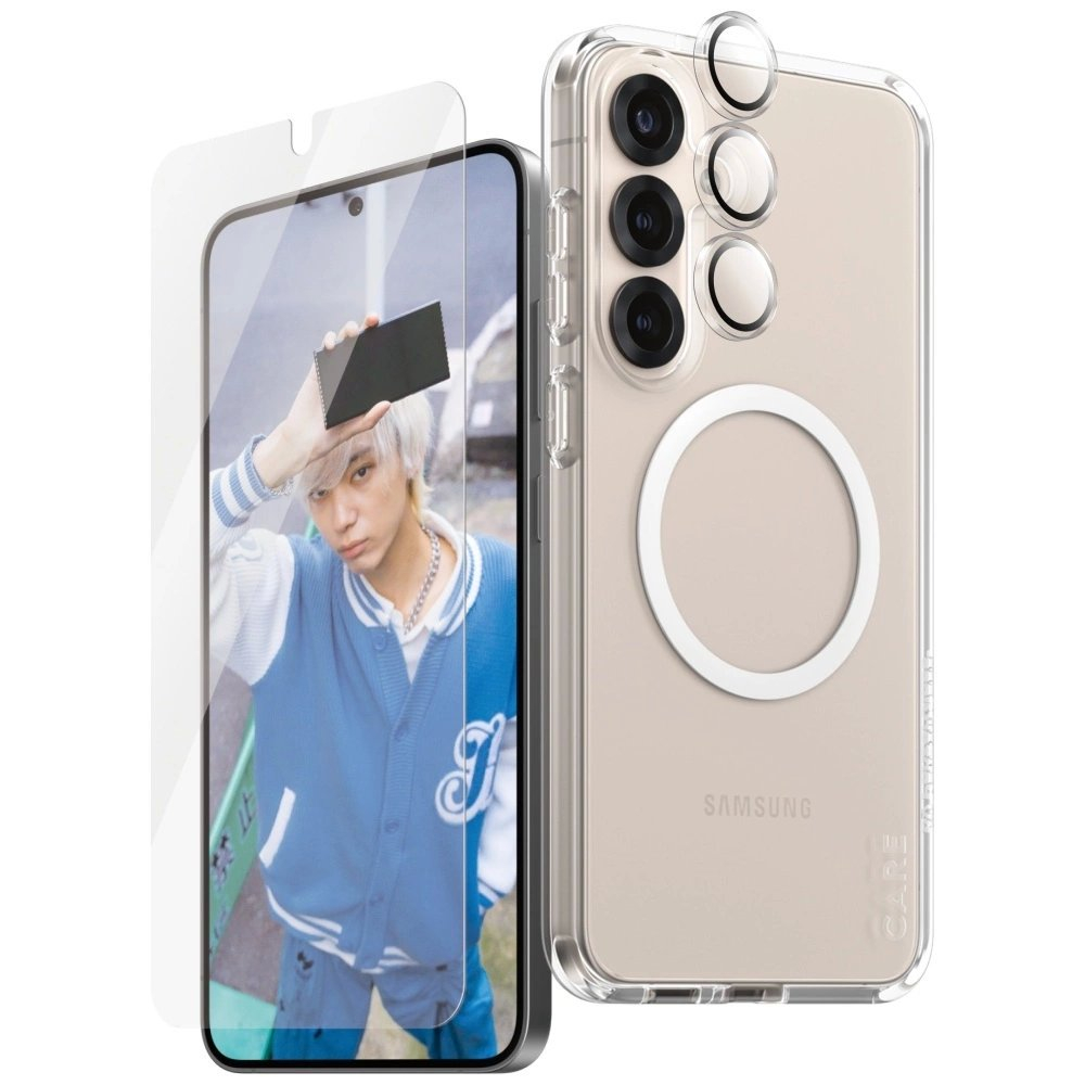 CARE by PanzerGlass Flagship 3in1 Dėklas + Stiklas + Kameros apsauga Samsung Galaxy S25+ 1 CARE by PanzerGlass Flagship 3in1 Dėklas + Stiklas + Kameros apsauga Samsung Galaxy S25+ 1