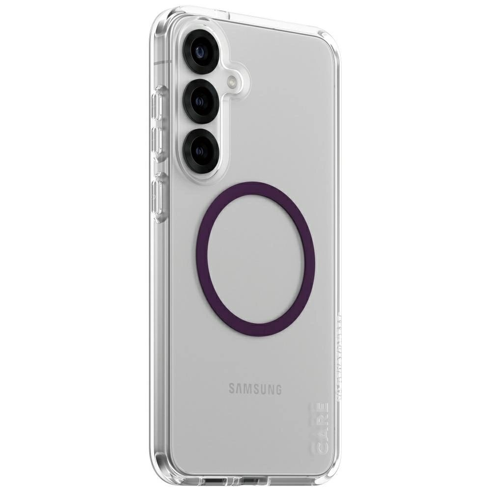CARE by PanzerGlass Flagship Urban Combat Purple QI Dėklas Samsung Galaxy S25+ - Permatomas 1 CARE by PanzerGlass Flagship Urban Combat Purple QI Dėklas Samsung Galaxy S25+ - Permatomas 1
