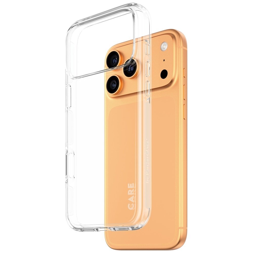 iPhone 17 Pro Max CARE by PanzerGlass Flagship Urban Explorer dėklas su skaidriu rėmeliu – skaidrus 1 iPhone 17 Pro Max CARE by PanzerGlass Flagship Urban Explorer dėklas su skaidriu rėmeliu – skaidrus 1